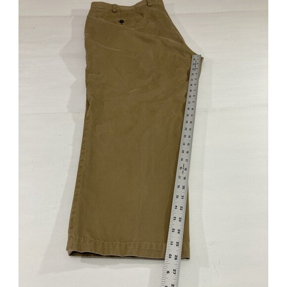 Orvis Men’s 44 Khaki Twill Pants 100% Cotton Casual Preppy Work Minimalist - Picture 11 of 12